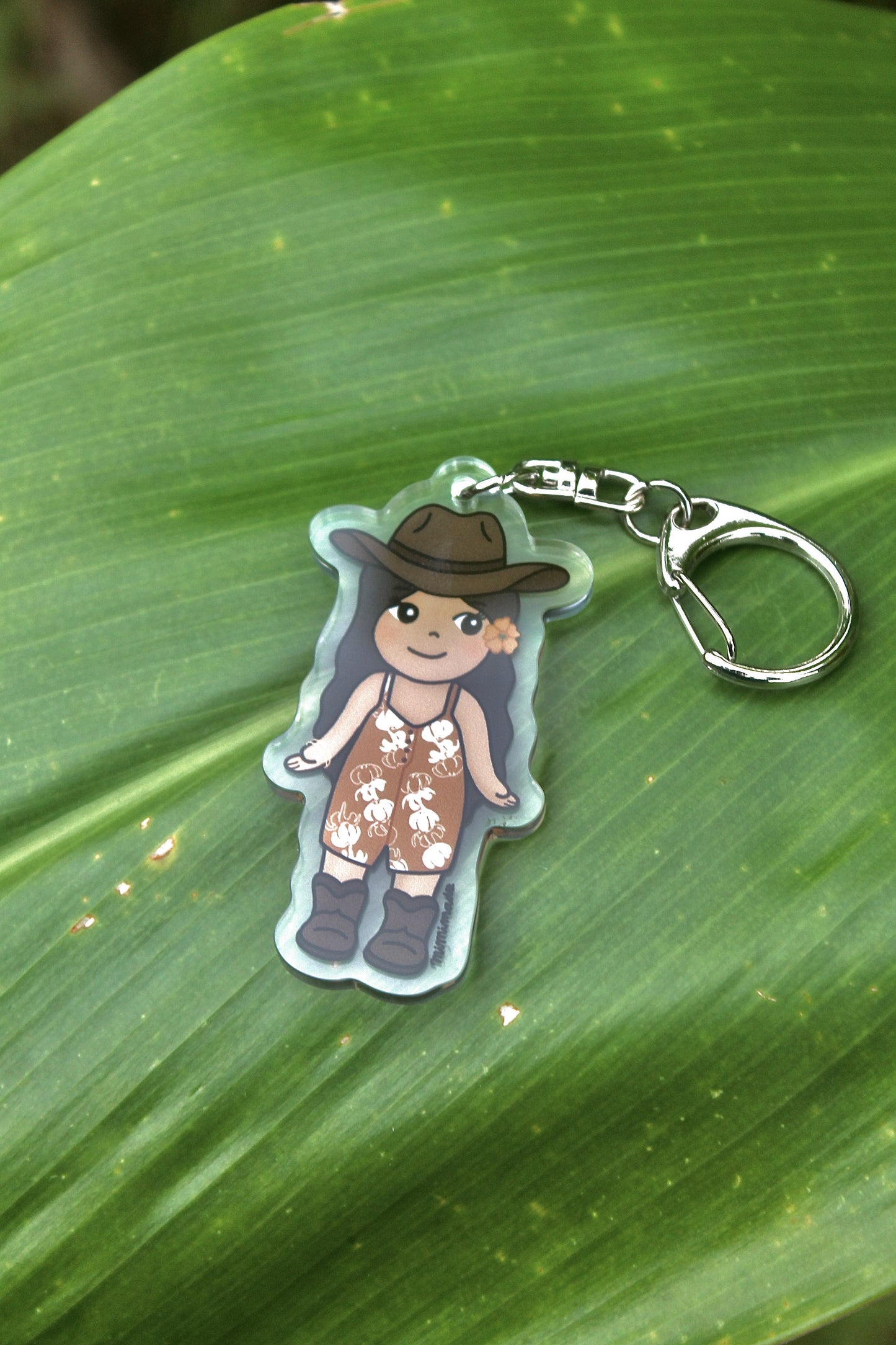 Country Puakenikeni Keychain