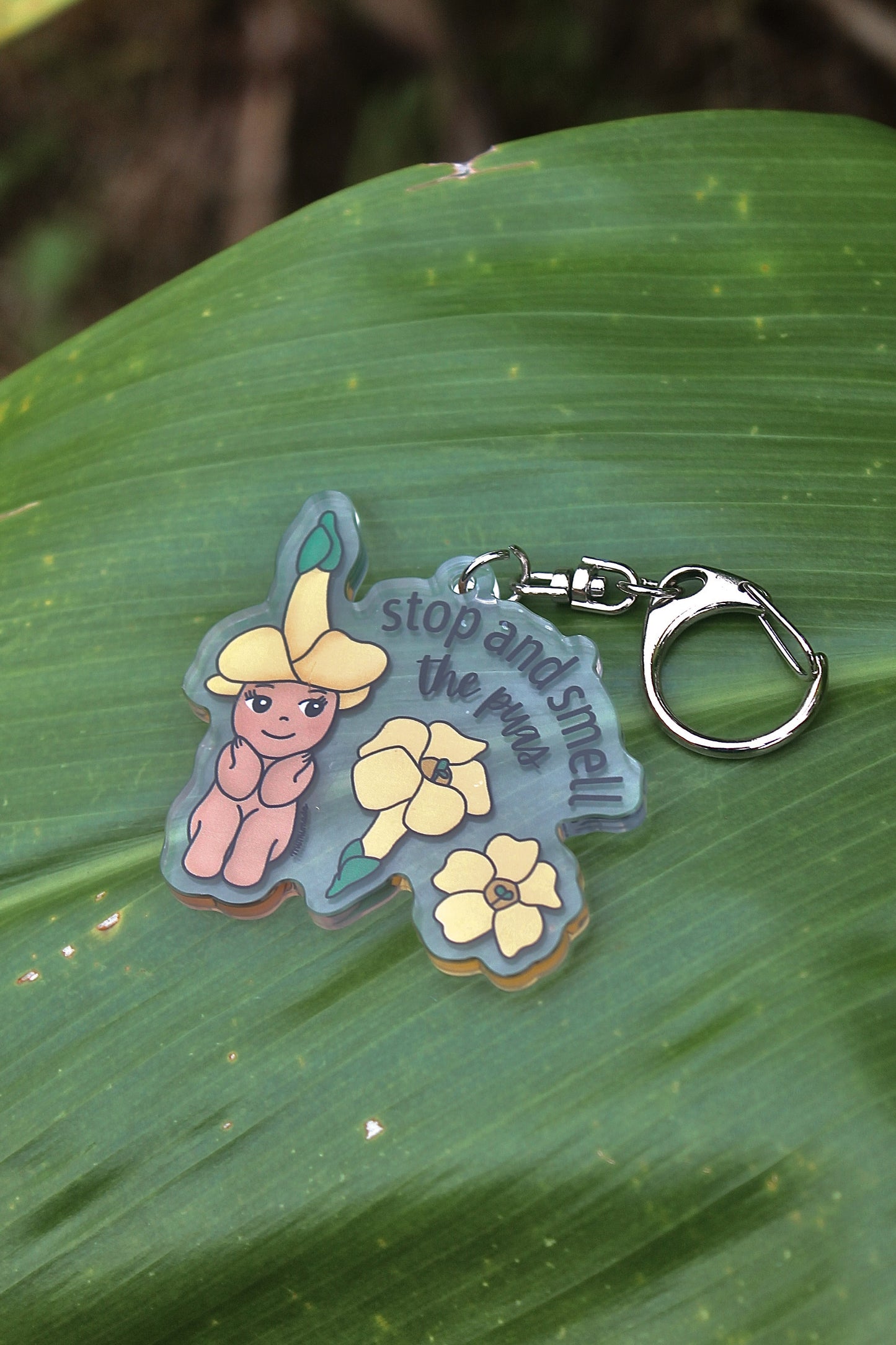 Stop & Smelling the Pua’s Keychain