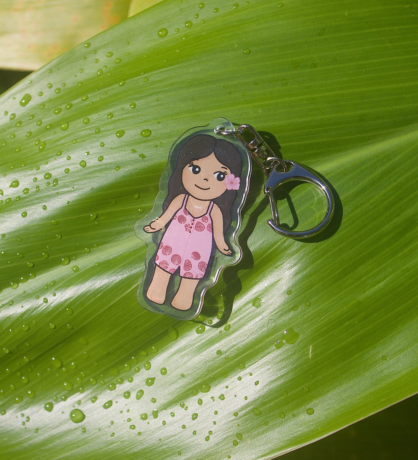 Pink Kealopiko Keychain