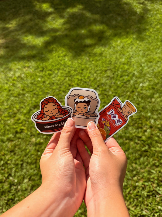 Kanak attact crew stickers