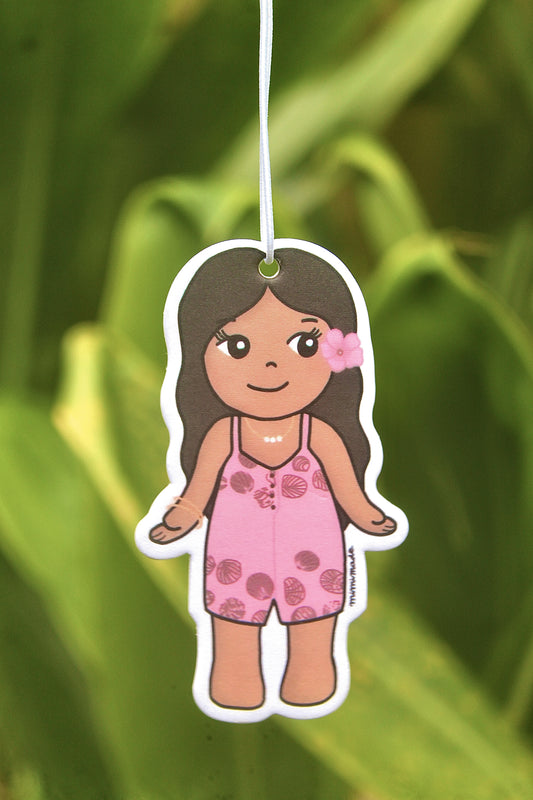 Pink kealopiko unscented air freshener you can scent them with your favorite perfume.