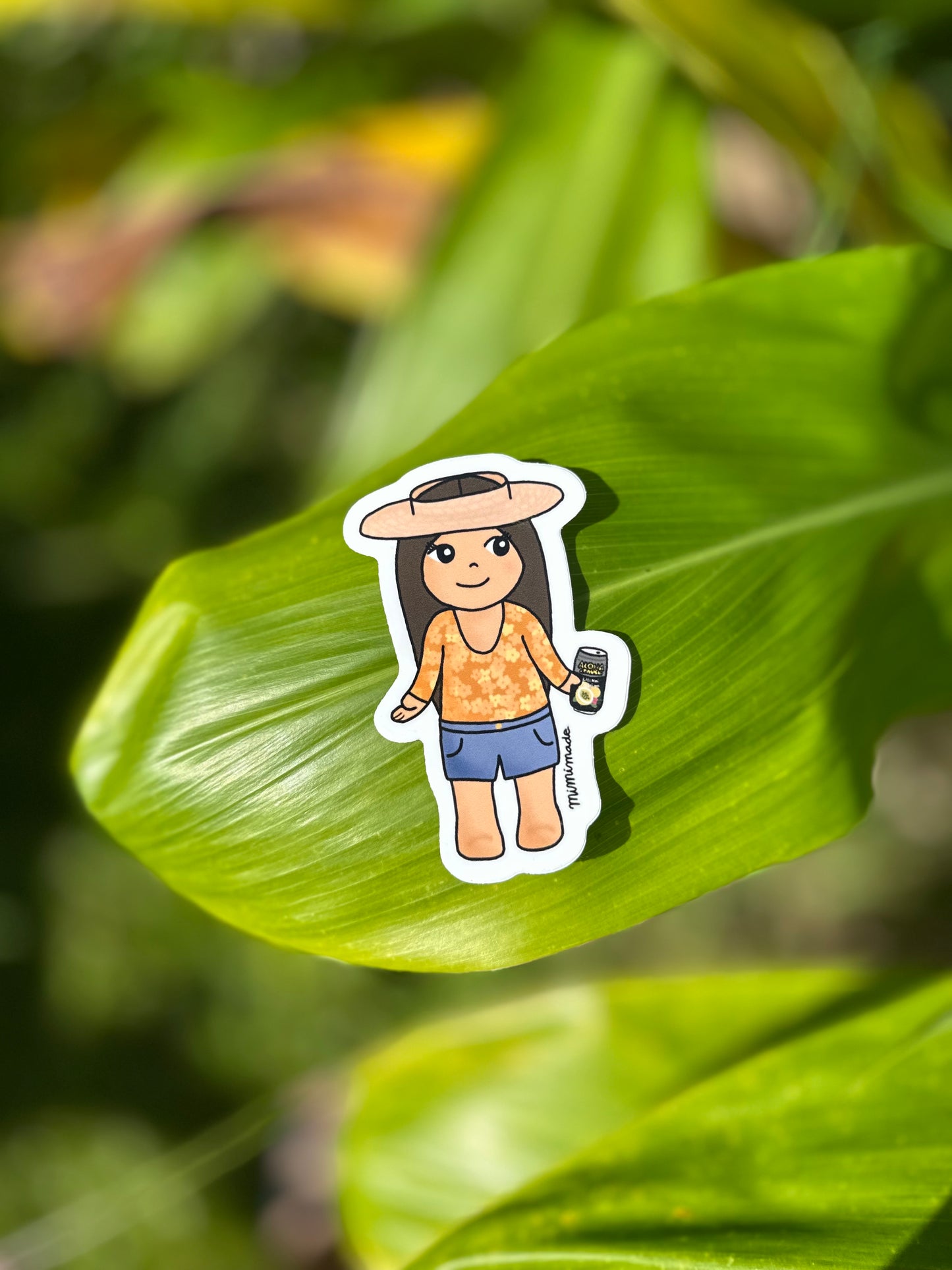 Aloha Maid Large Sticker