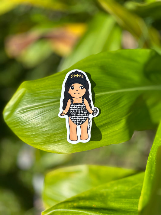 Hebrew Hunneh Large Sticker