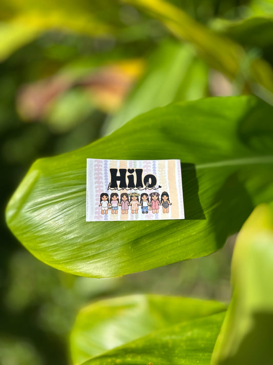 Hilo Hunnehs Regular Sticker