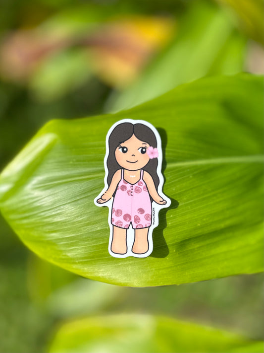 Pink Kealopiko Regular Sticker