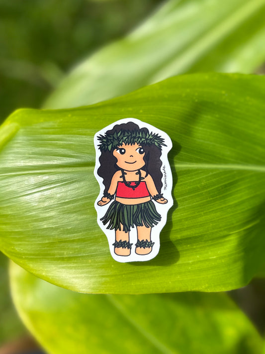 Hula Hunneh Regular Sticker