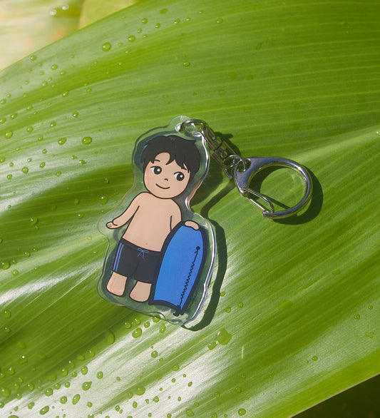 Bodyboard Keychain