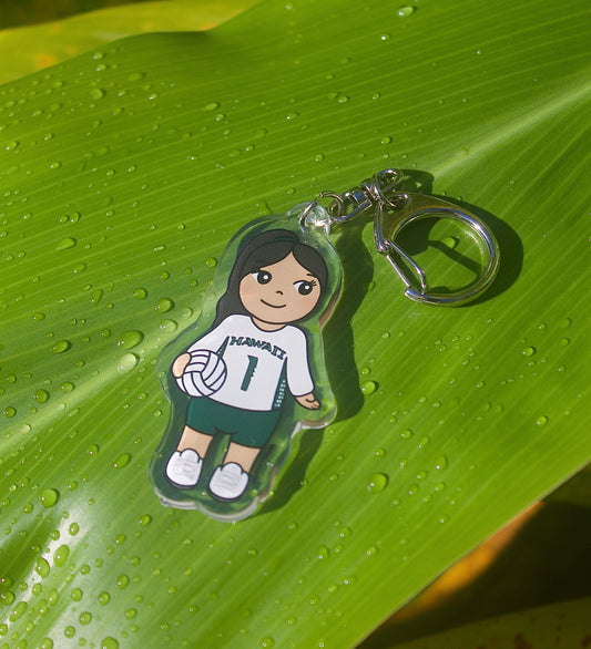Volleyball Keychain