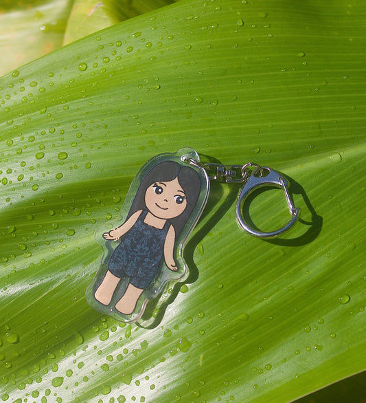Teal Keychain
