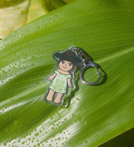 Green Manuheali’i Keychain