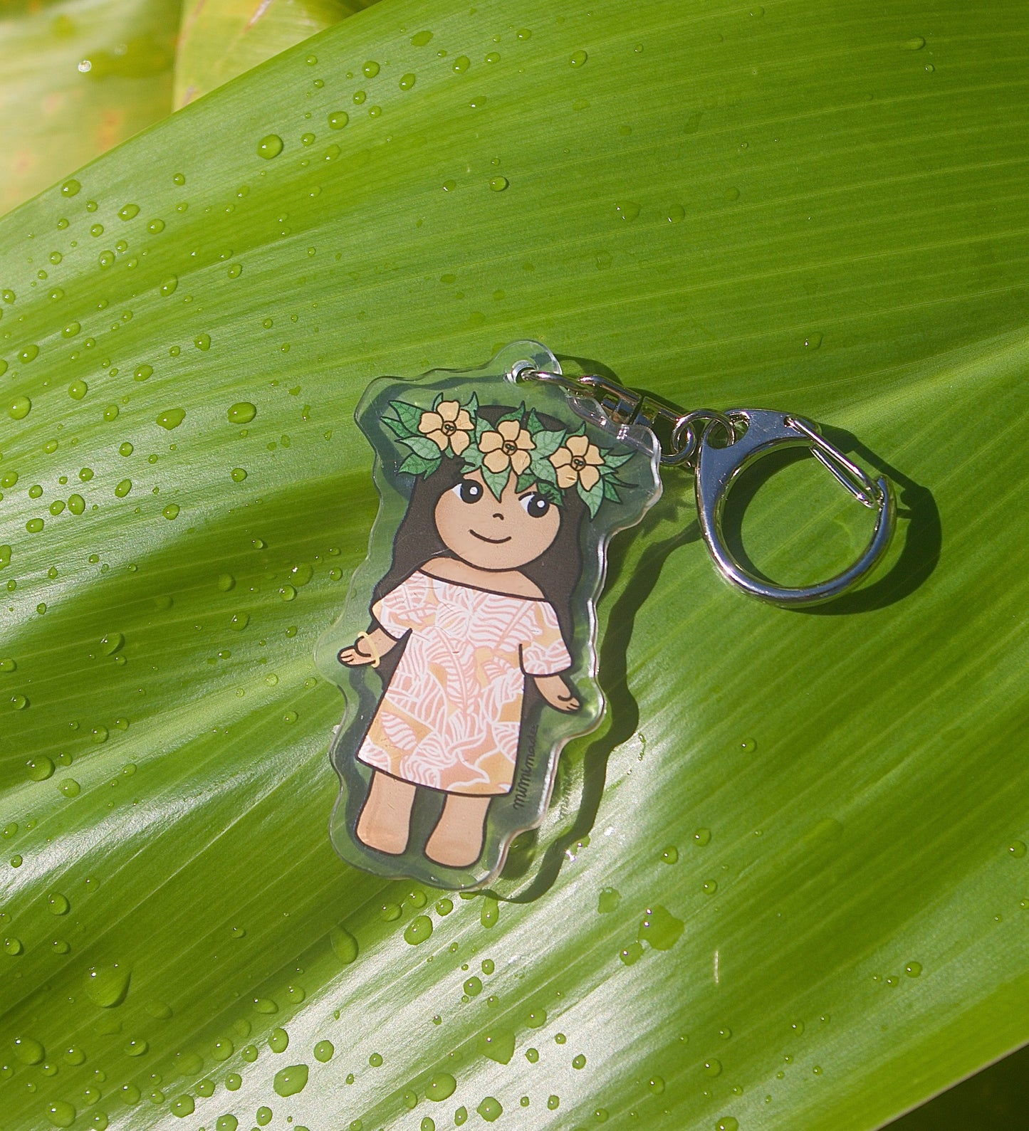 Puakenikeni Lei Po’o Keychain