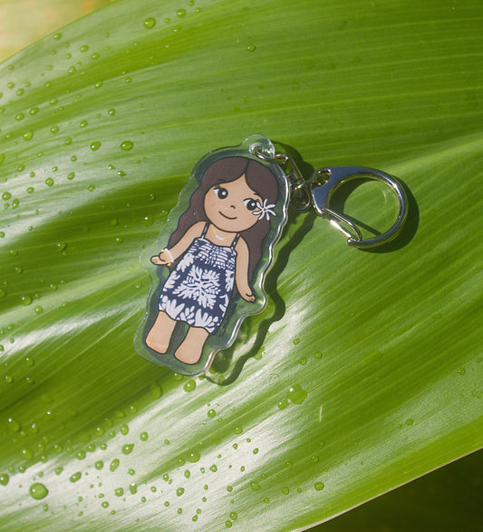 Blue Manuheali’i Keychain